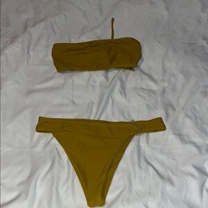 Somerfield Swim Yellow Bikini Set Minimalist Design